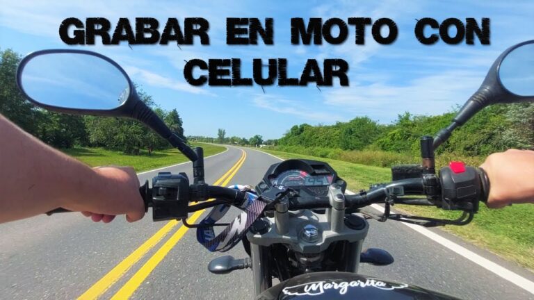 Agrega funcionalidad y seguridad a tu moto con soporte para grabar en celular. ¡Disfruta la aventura!